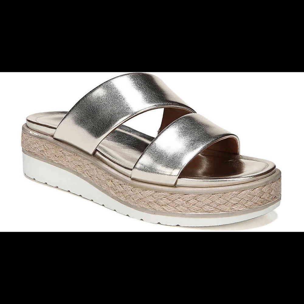 Franco Sarto Metallic Sandals